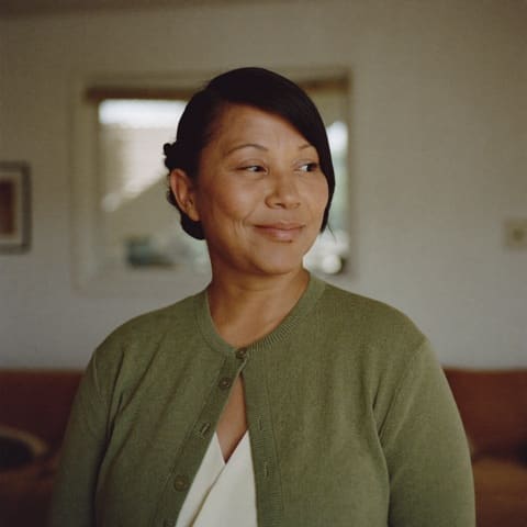 A care lead in a home setting, illustrative.